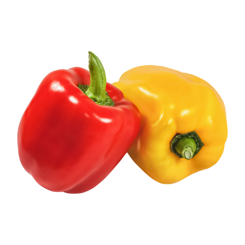 Bell Peppers (2 Units - Red+Yellow)