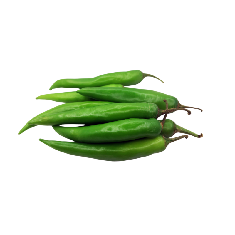 Green chillies (Dark Green) - Per 100g